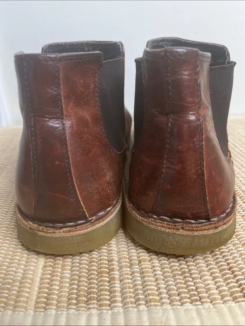 Chelsea Boots Brown Leather Size 9
